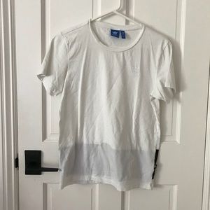 adidas white tshirt
